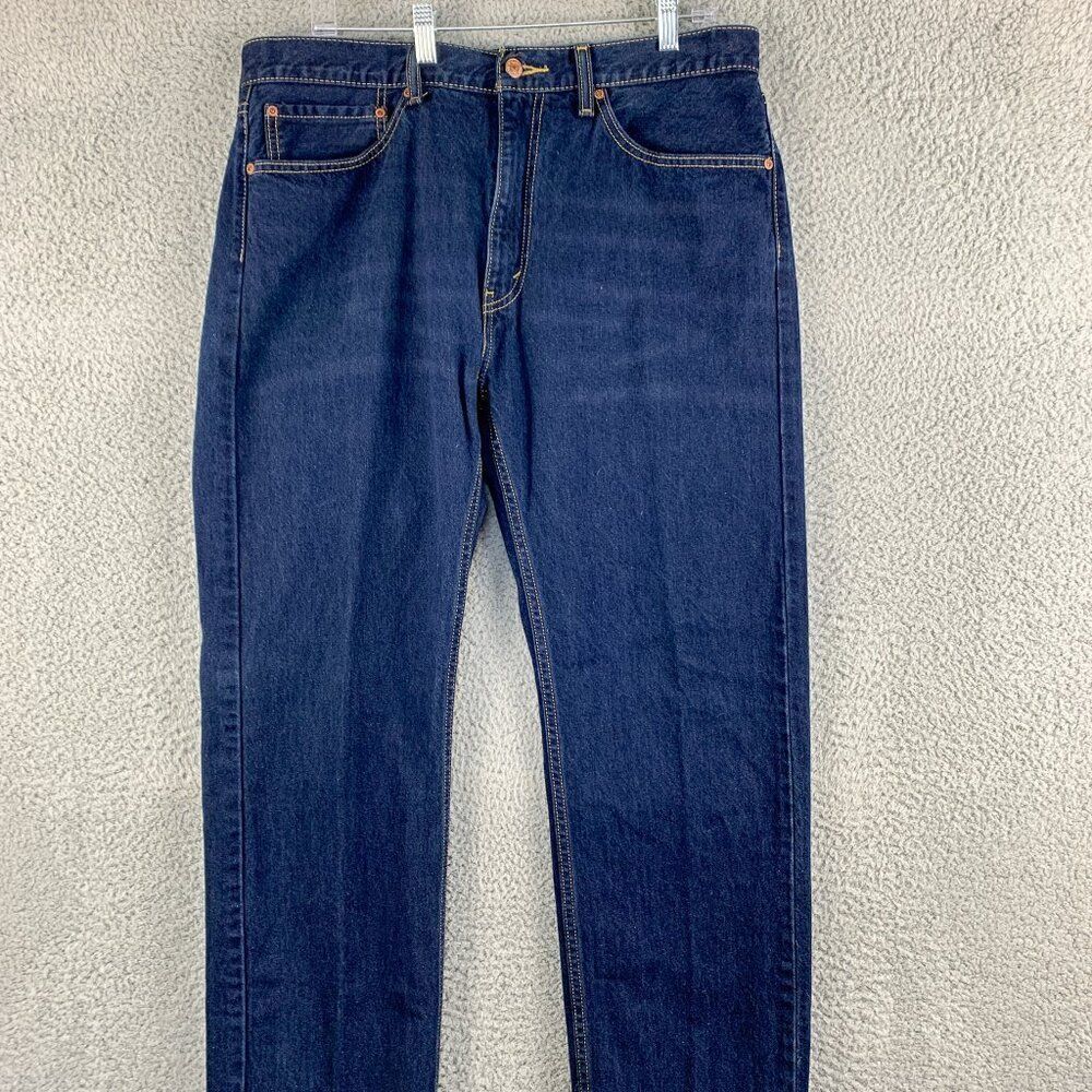 Levis 505 Jeans Mens 36 Blue Straight Leg Casual Outdoor Western‎ Cowboy Camping